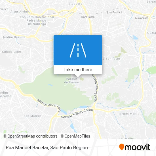 Rua Manoel Bacelar map