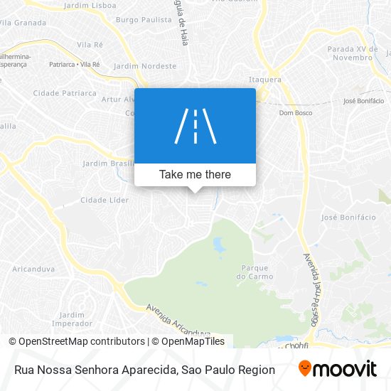 Rua Nossa Senhora Aparecida map