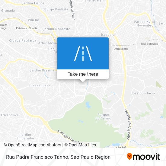 Rua Padre Francisco Tanho map