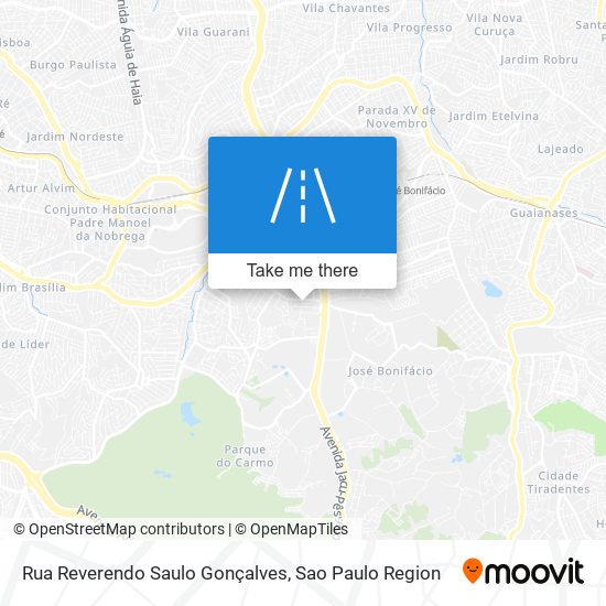 Rua Reverendo Saulo Gonçalves map