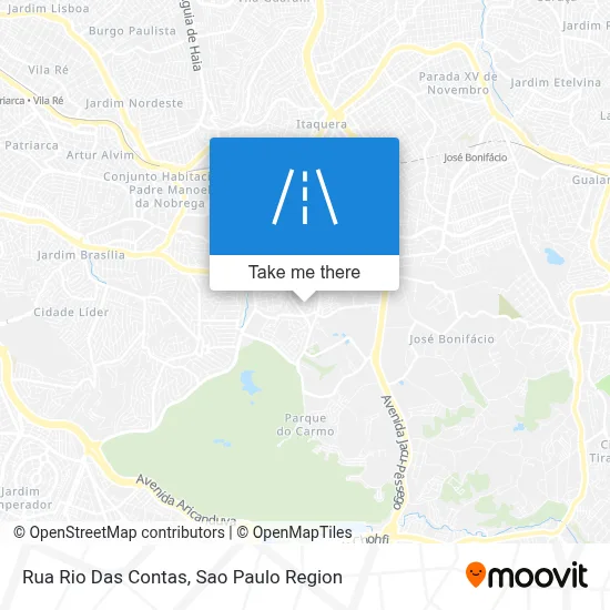 Rua Rio Das Contas map