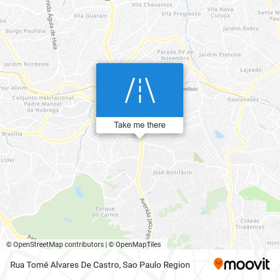 Rua Tomé Alvares De Castro map