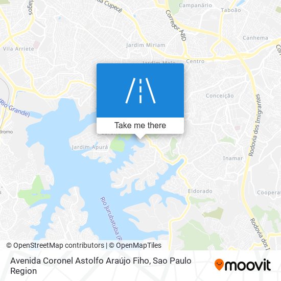 Avenida Coronel Astolfo Araújo Fiho map