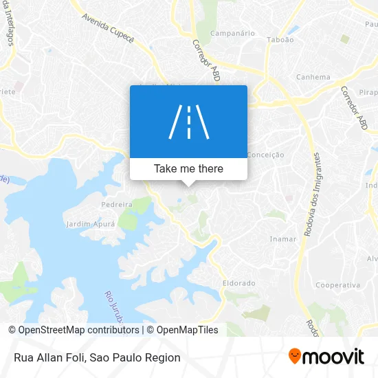Rua Allan Foli map