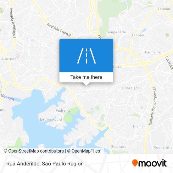 Rua Anderildo map