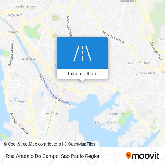 Rua Antônio Do Campo map