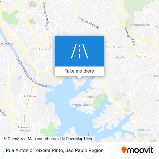Rua Antônio Teixeira Pinto map