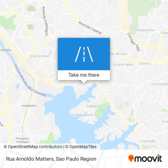 Rua Arnoldo Matters map