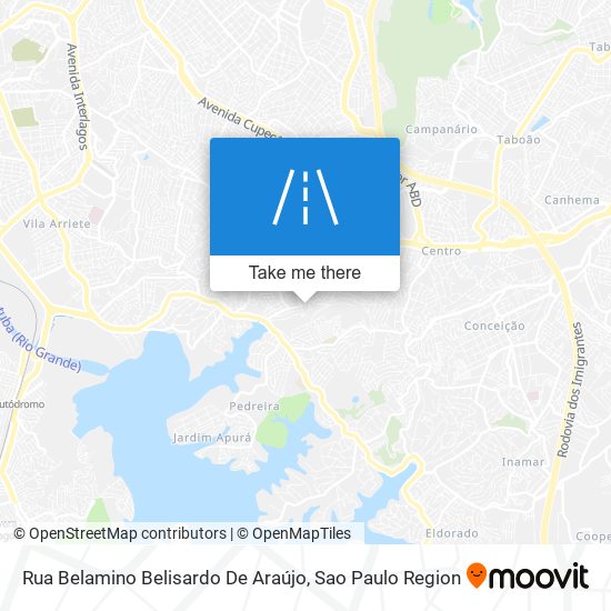 Rua Belamino Belisardo De Araújo map