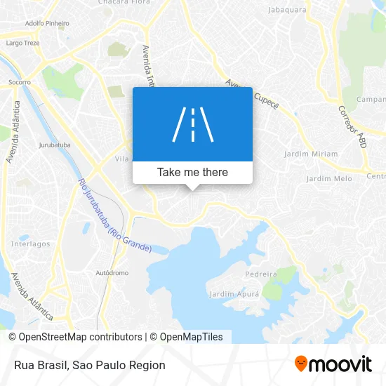 Rua Brasil map
