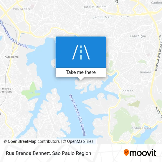 Rua Brenda Bennett map