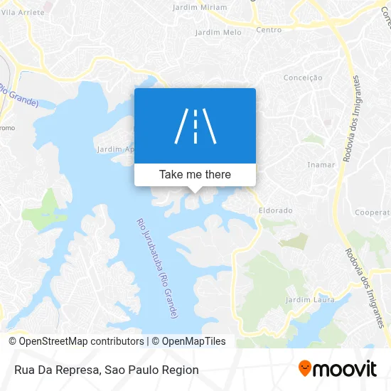 Rua Da Represa map