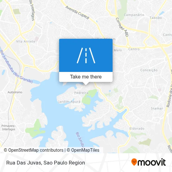 Rua Das Juvas map