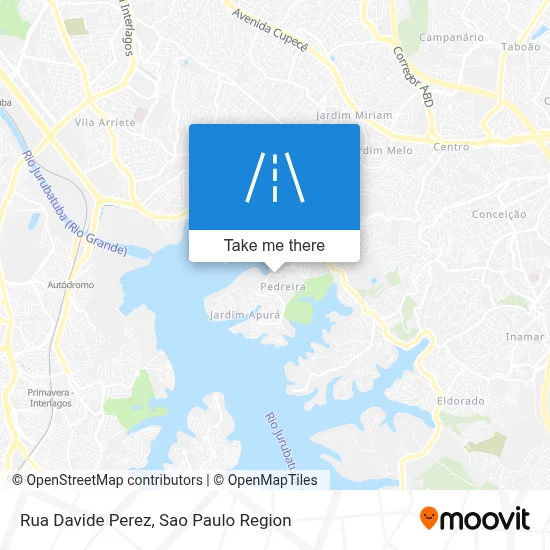 Rua Davide Perez map