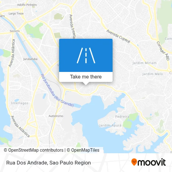 Rua Dos Andrade map