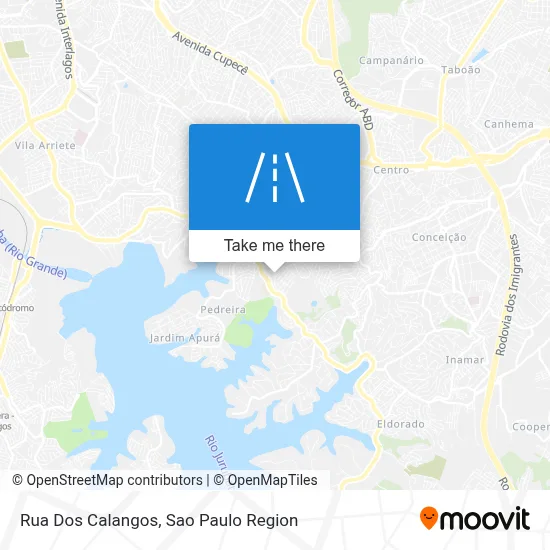 Rua Dos Calangos map