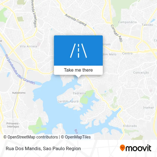 Rua Dos Mandis map
