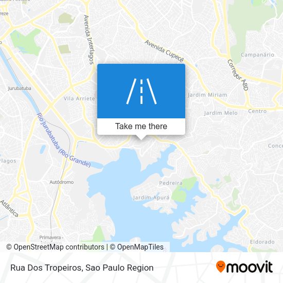 Rua Dos Tropeiros map