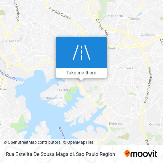 Rua Estelita De Sousa Magaldi map