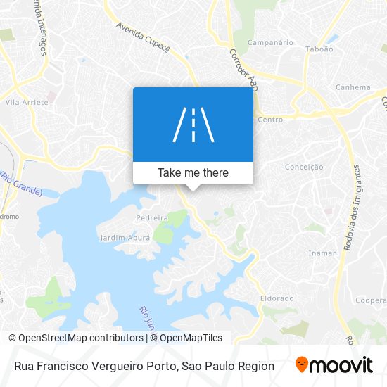 Mapa Rua Francisco Vergueiro Porto