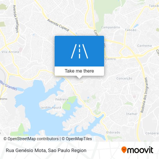 Rua Genésio Mota map