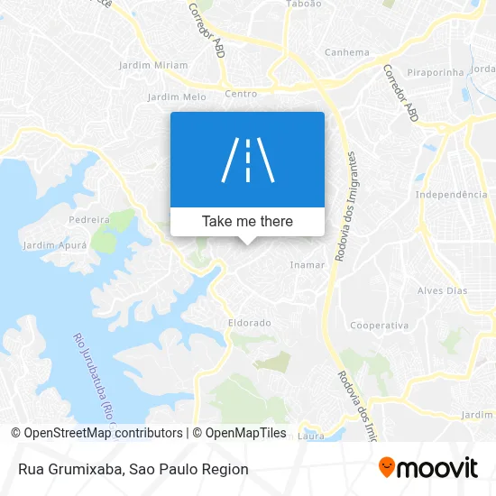 Rua Grumixaba map