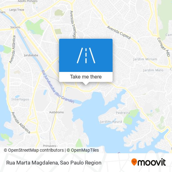 Mapa Rua Marta Magdalena