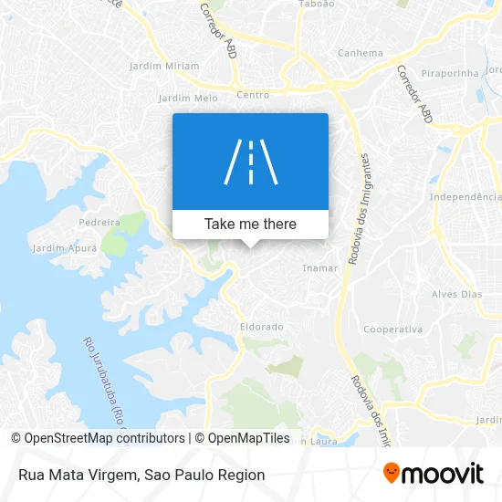 Rua Mata Virgem map