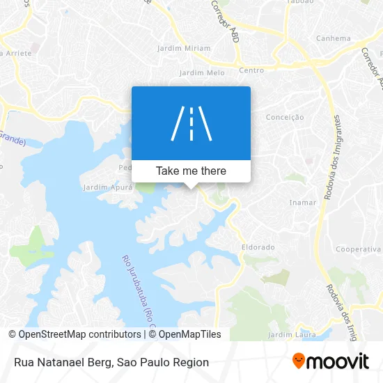 Rua Natanael Berg map