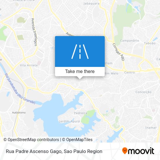 Rua Padre Ascenso Gago map