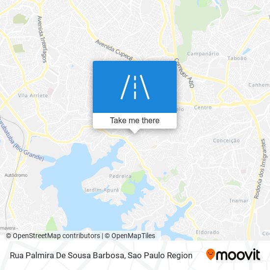 Mapa Rua Palmira De Sousa Barbosa