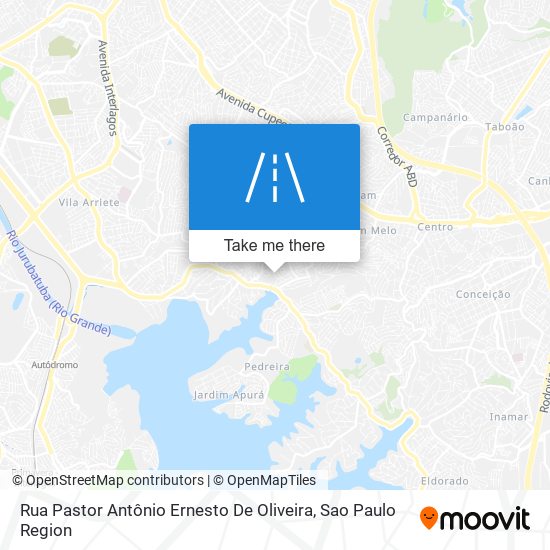 Rua Pastor Antônio Ernesto De Oliveira map