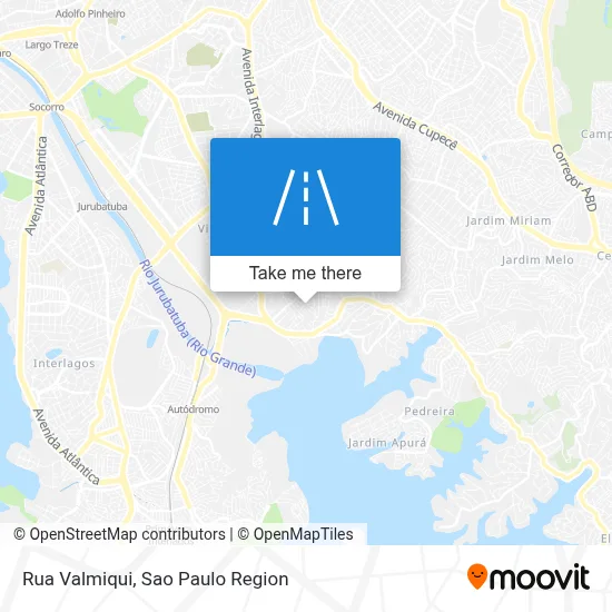 Rua Valmiqui map