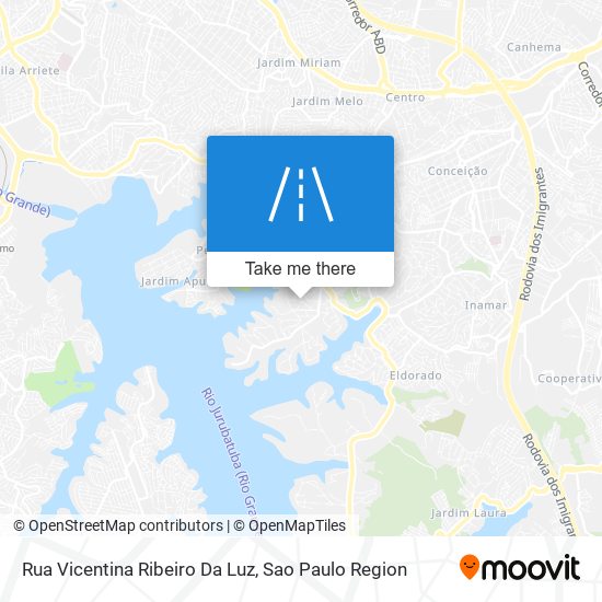 Mapa Rua Vicentina Ribeiro Da Luz