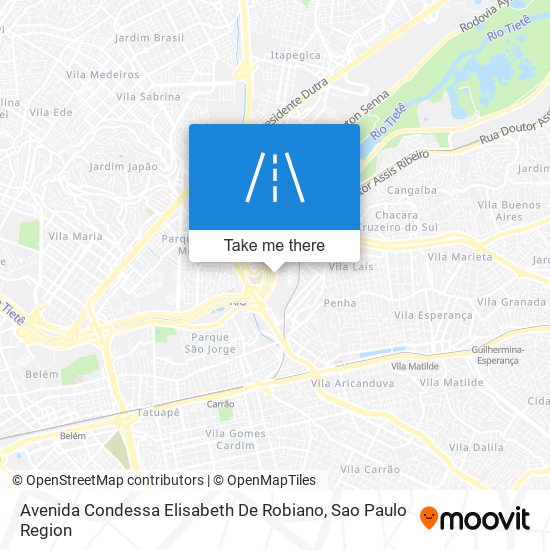 Avenida Condessa Elisabeth De Robiano map