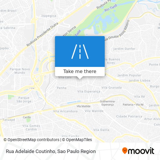 Rua Adelaide Coutinho map