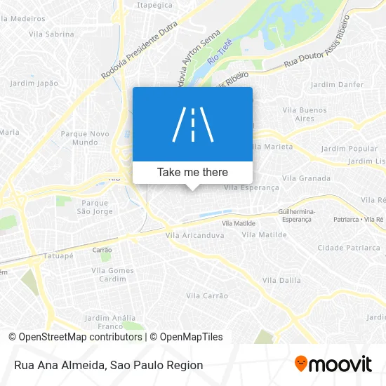 Rua Ana Almeida map