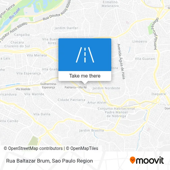 Rua Baltazar Brum map