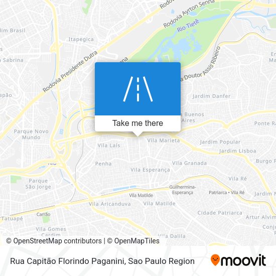 Rua Capitão Florindo Paganini map