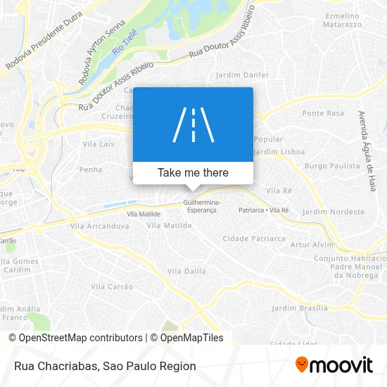 Rua Chacriabas map