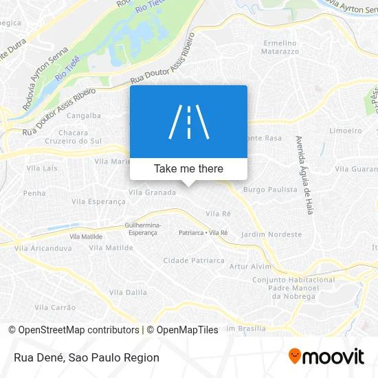 Rua Dené map