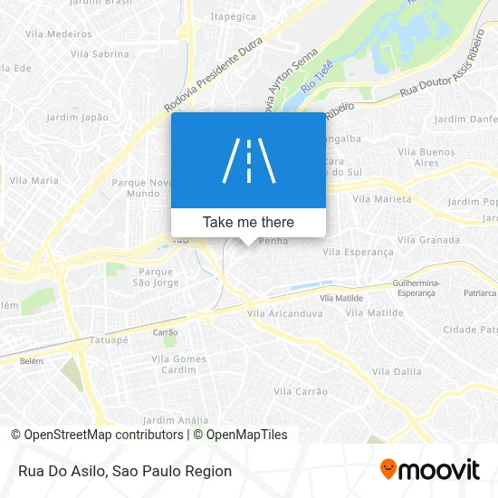 Rua Do Asilo map