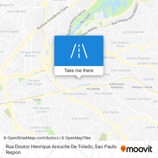Rua Doutor Henrique Arouche De Toledo map