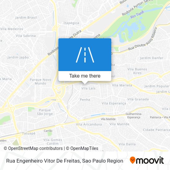 Rua Engenheiro Vitor De Freitas map
