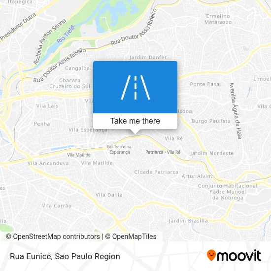 Rua Eunice map