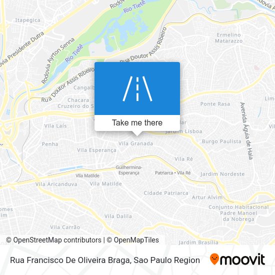 Rua Francisco De Oliveira Braga map