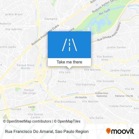Rua Francisco Do Amaral map