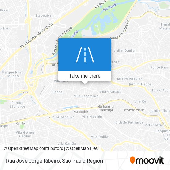 Mapa Rua José Jorge Ribeiro