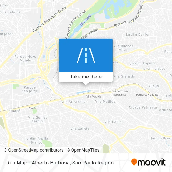 Rua Major Alberto Barbosa map