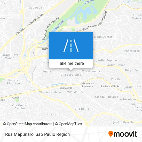 Rua Mapunaro map
